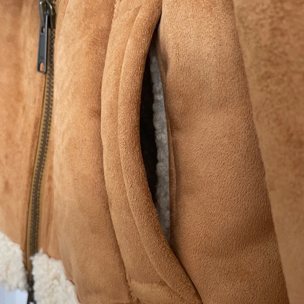 New Marine Layer Sherpa Moto Jacket size Large - Picture 8 of 16